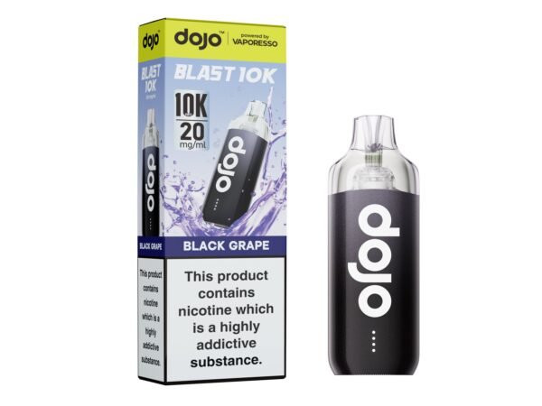 Dojo Blast 10K - Black Grape Dojo Blast 10K pre-filled pod kit in Black Grape flavour