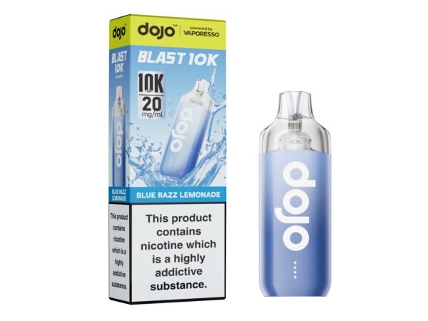 Dojo Blast 10K - Blue Razz Lemonade Dojo Blast 10K pre-filled pod kit in Blue Razz Lemonade flavour