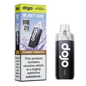 Dojo Blast 10K - Classic Tobacco Dojo Blast 10K pre-filled pod kit in Classic Tobacco flavour