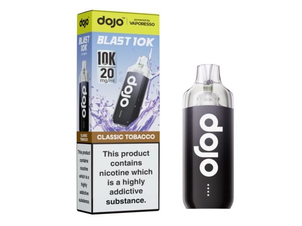Dojo Blast 10K pre-filled pod kit in Classic Tobacco flavour