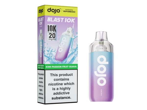 Dojo Blast 10K - Kiwi Passion Fruit Guava Dojo Blast 10K pre-filled pod kit in Kiwi Passion Fruit Guava flavour