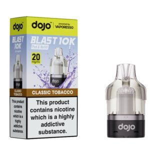 Dojo Blast 10K Pods - Classic Tobacco Dojo Blast 10K replacement pod in Classic Tobacco flavour