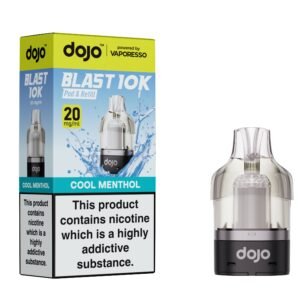 Dojo Blast 10K Pods - Cool Menthol Dojo Blast 10K replacement pod in Cool Menthol flavour