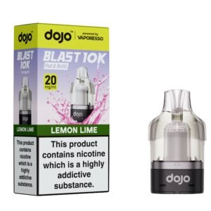 Dojo Blast 10K Pods - Lemon Lime Dojo Blast 10K replacement pod in Lemon Lime flavour