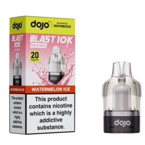 Dojo Blast 10K Pods - Watermelon Ice Dojo Blast 10K replacement pod in Watermelon Ice flavour