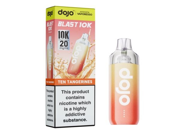 Dojo Blast 10K - Ten Tangerines Dojo Blast 10K pre-filled pod kit in Ten Tangerines flavour
