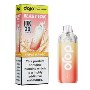 Dojo Blast 10K - Triple Mango Dojo Blast 10K pre-filled pod kit in Triple Mango flavour