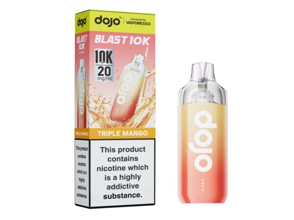 Dojo Blast 10K - Triple Mango Dojo Blast 10K pre-filled pod kit in Triple Mango flavour