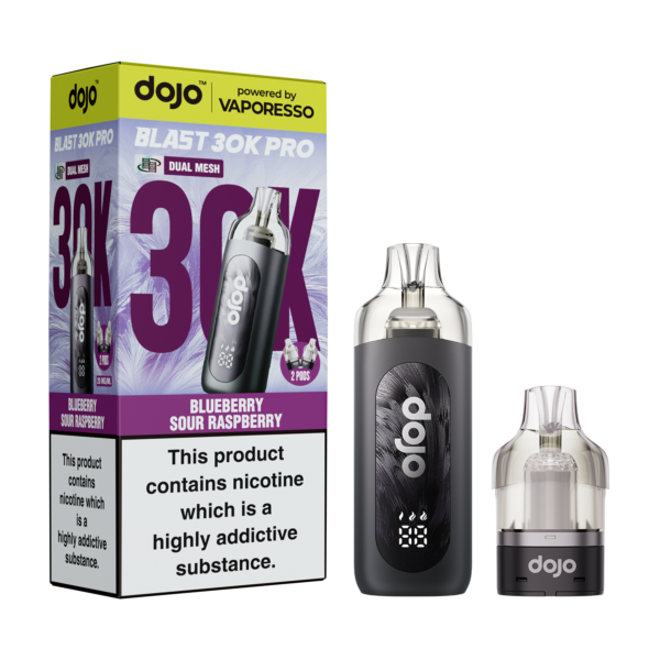 DOJO BLAST 30K KITS - BLUEBERRY-SOUR-RASPBERRY Dojo Blast 30K - Blueberry Sour Raspberry