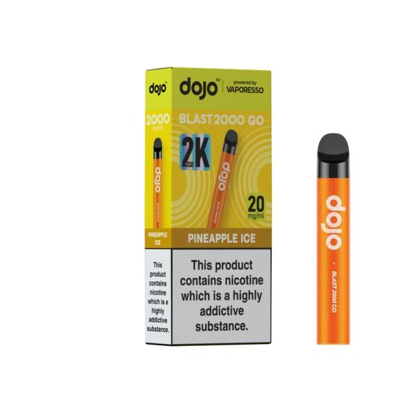 Dojo Blast 2K GO - Pineapple Ice Dojo Blast 2K GO pre-filled pod kit in Pineapple Ice flavour