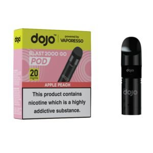 Dojo Blast 2K GO Pods - Apple Peach Dojo Blast 2K GO replacement pod in Apple Peach flavour