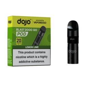 Dojo Blast 2K GO Pods - Lemon Lime Dojo Blast 2K GO replacement pod in Lemon Lime flavour