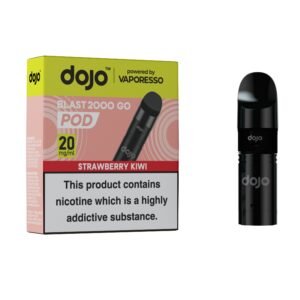 Dojo Blast 2K GO Pods - Strawberry Kiwi Dojo Blast 2K GO replacement pod in Strawberry Kiwi flavour