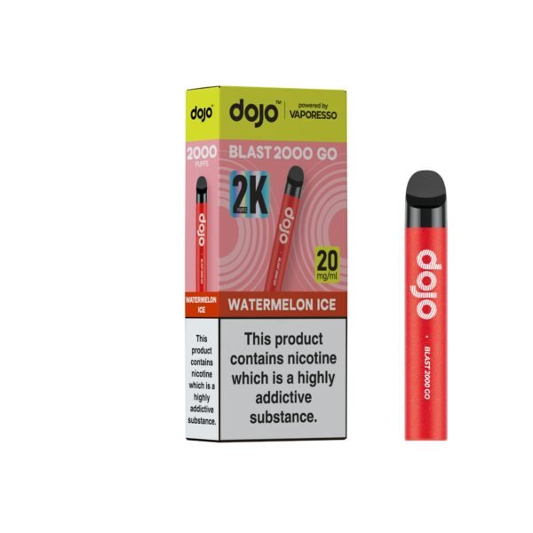 Dojo Blast 2K GO pre-filled pod kit in Watermelon Ice flavour