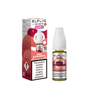 ElfLiq Apple Blackcurrant nic salt e-liquid 10mg bottle