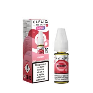 ElfLiq Cherry nic salt e-liquid 10mg bottle
