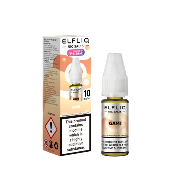 ElfLiq Gami - 10mg ElfLiq Gami nic salt e-liquid 10mg bottle