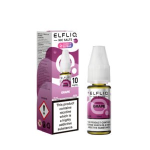 ElfLiq Grape nic salt e-liquid 10mg bottle