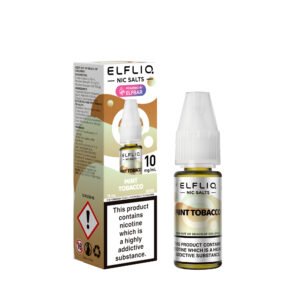 ElfLiq Mint Tobacco nic salt e-liquid 10mg bottle