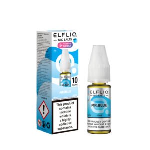 ElfLiq Mr Blue - 10mg ElfLiq Mr Blue nic salt e-liquid 10mg bottle