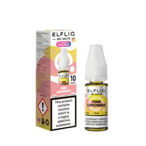 ElfLiq Pink Lemonade - 10mg ElfLiq Pink Lemonade nic salt e-liquid 10mg bottle