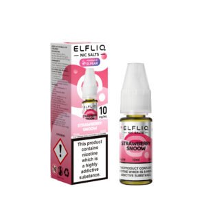 ElfLiq Strawberry Snoow - 10mg ElfLiq Strawberry Snoow nic salt e-liquid 10mg bottle