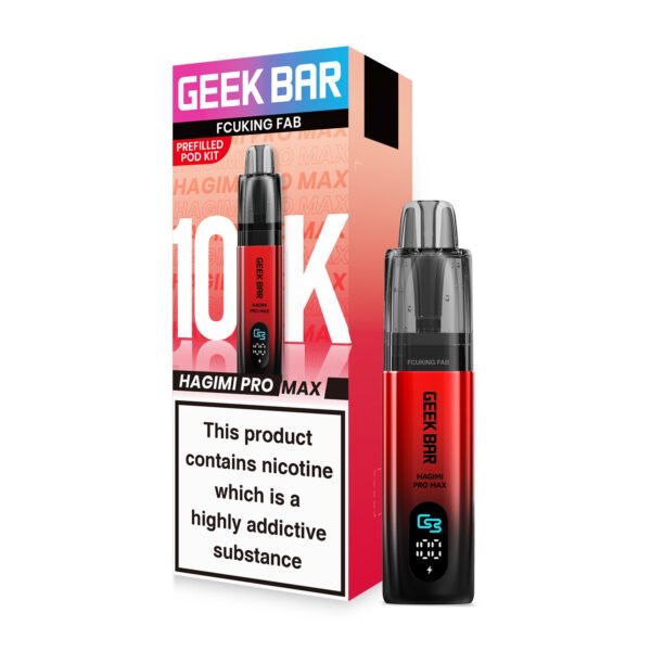 GeekBar Hagimi Pro Max 10 pre-filled pod kit in Fcuking FAB flavour