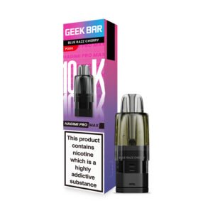 GeekBar Hagimi Pro Max 10 Pods - Blue Razz Cherry GeekBar Hagimi Pro Max 10 replacement pod in Blue Razz Cherry flavour