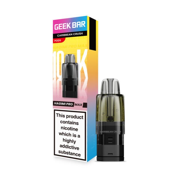GeekBar Hagimi Pro Max 10 replacement pod in Caribbean Crush flavour