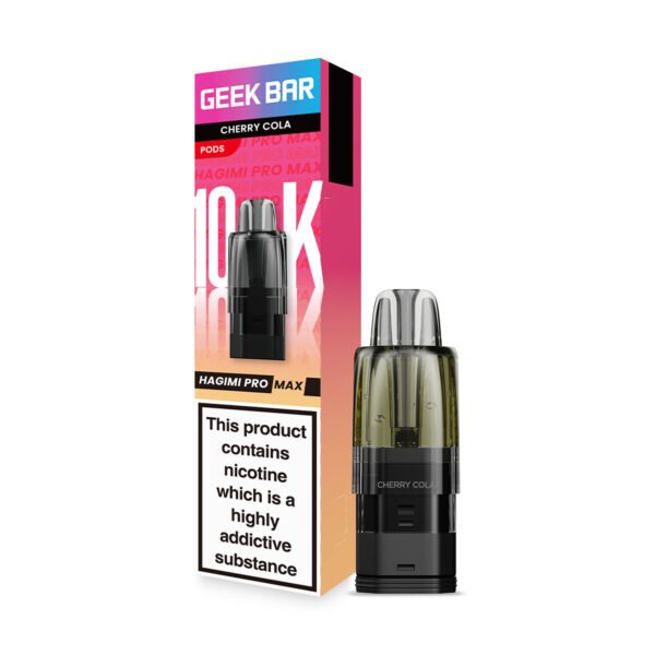 GeekBar Hagimi Pro Max 10 replacement pod in Cherry Cola flavour