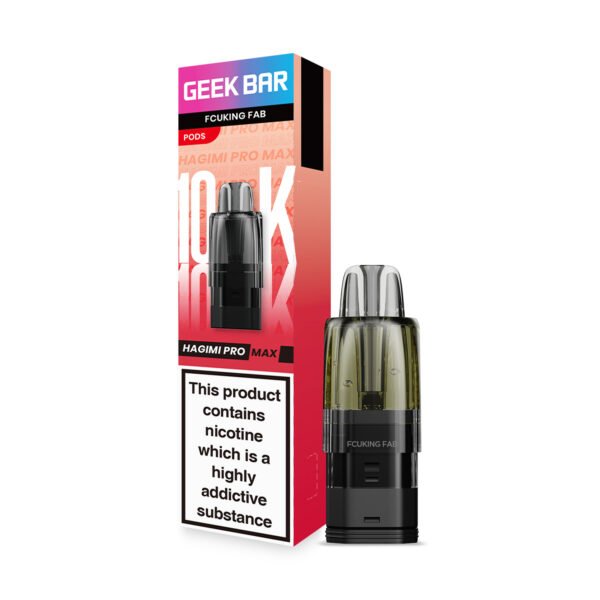 GeekBar Hagimi Pro Max 10 replacement pod in Fcuking FAB flavour