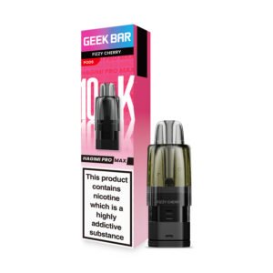 GeekBar Hagimi Pro Max 10 Pods - Fizzy Cherry GeekBar Hagimi Pro Max 10 replacement pod in Fizzy Cherry flavour