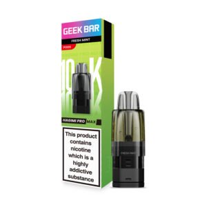 GeekBar Hagimi Pro Max 10 Pods - Fresh Mint GeekBar Hagimi Pro Max 10 replacement pod in Fresh Mint flavour