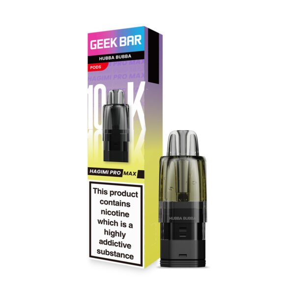 GeekBar Hagimi Pro Max 10 replacement pod in Hubba Bubba flavour