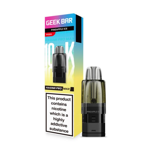 GeekBar Hagimi Pro Max 10 replacement pod in Pineapple Ice flavour