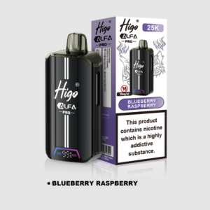 Higo Alpha Pro 25k Pod Kit - Blueberry Raspberry Higo Alpha Pro 25k prefilled pod kit in Blueberry Raspberry flavour