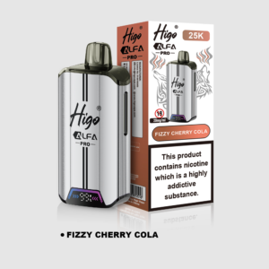Higo Alpha Pro 25k Pod Kit - Fizzy Cherry Cola Higo Alpha Pro 25k prefilled pod kit in Fizzy Cherry Cola flavour