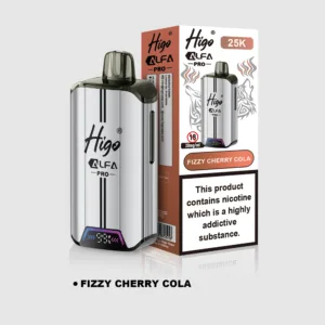 Higo Alpha Pro 25k prefilled pod kit in Fizzy Cherry Cola flavour