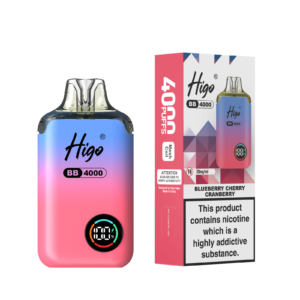 Higo BB 4000 Pod Kit - Blueberry Cherry Cranberry Higo BB 4000 prefilled pod kit in Blueberry Cherry Cranberry flavour