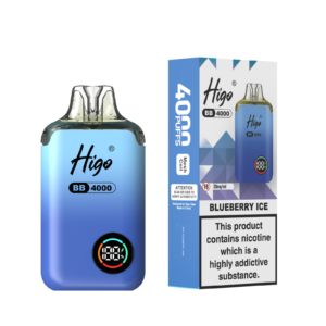 Higo BB 4000 Pod Kit - Blueberry Ice Higo BB 4000 prefilled pod kit in Blueberry Ice flavour