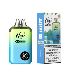 Higo BB 4000 prefilled pod kit in Bueberry Sour Huba flavour