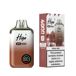 Higo BB 4000 Pod Kit - Cola Ice Higo BB 4000 prefilled pod kit in Cola Ice flavour