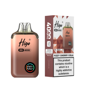 Higo BB 4000 Pod Kit - Fizzy Cherry Cola Higo BB 4000 prefilled pod kit in Fizzy Cherry Cola flavour