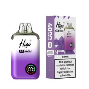 Higo BB 4000 Pod Kit - Grape Higo BB 4000 prefilled pod kit in Grape flavour