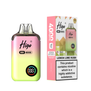 Higo BB 4000 Pod Kit - Lemon & Lime Huba Higo BB 4000 prefilled pod kit in Lemon & Lime Huba flavour