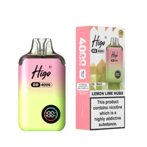 Higo BB 4000 prefilled pod kit in Lemon & Lime Huba flavour