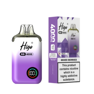 Higo BB 4000 Pod Kit - Mixed Berries Higo BB 4000 prefilled pod kit in Mixed Berries flavour