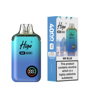 Higo BB 4000 Pod Kit - Mr Blue Higo BB 4000 prefilled pod kit in Mr Blue flavour