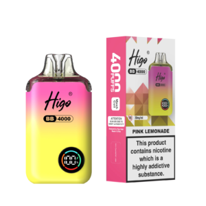 Higo BB 4000 Pod Kit - Pink Lemonade Higo BB 4000 prefilled pod kit in Pink Lemonade flavour