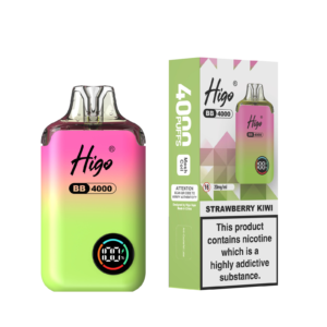 Higo BB 4000 Pod Kit - Strawberry Kiwi Higo BB 4000 prefilled pod kit in Strawberry Kiwi flavour